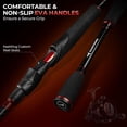 thumbnail image 4 of KastKing Spinning Fishing Rod and Reel Combo,Spin: 2000 Reel, 6'0''- Ml Rod(2 Pcs + Extra Tip),IM6 Graphite 2-Piece Rod , EVA Handle, for Freshwater Fishing-Brutus, 4 of 12
