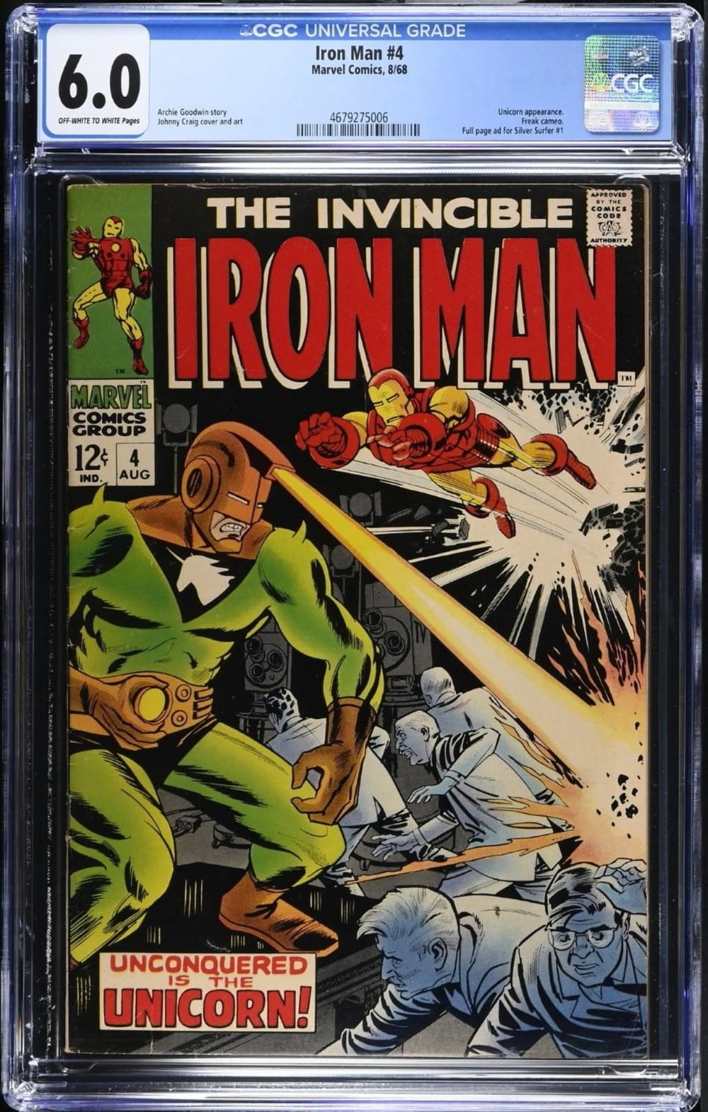 Iron Man #4 - CGC 6 Comic Book