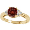 thumbnail image 2 of Tommaso Design� Genuine Garnet Engagement Ring, 2 of 9