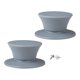 thumbnail image 1 of 2 piezas de perillas de repuesto de tapa de olla de silicona, piezas universales y ligeras para sartenes. Gris, 1 of 9