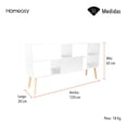 thumbnail image 3 of Centro de entretenimiento HOMEASY 1.20 M COLOR blanco, 3 of 6