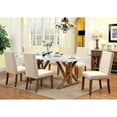 thumbnail image 4 of Furniture of America Synta Upholstered Dining Chairs - Set of 2, Beige, 4 of 8