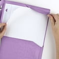 thumbnail image 4 of Five Star Stay-Put Plastic and Prong Folder, Amethyst Purple, 4 of 10
