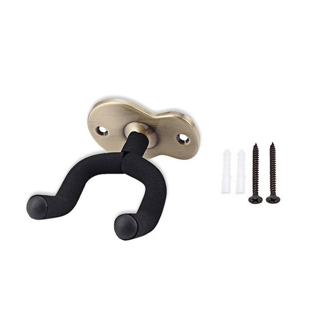 Wosthever Colgador de guitarra montado en la pared, accesorio de instrumento de cuerda Simple, soporte de almacenamiento, herramienta de fijación, soporte Accesorios para instrumentos musicales Wosthever OD022548-00