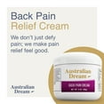 thumbnail image 3 of Australian Dream Back Pain Cream - Soothing, Non-Greasy Pain Relief Cream - Strong Muscle Pain Relief Cream Good for Neck, Body, Muscle Aches, or Back Pain - 9 oz Jar, 3 of 7