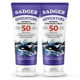 thumbnail image 1 of Protector solar Badger biodegradable Reef Safe SPF 50, 85 ml, paquete de 2, 1 of 5
