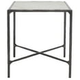 thumbnail image 4 of SAFAVIEH Couture Jessa Glam Glass Top Metal End Table, Black/White, 4 of 11