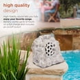 thumbnail image 3 of Solar White Outdoor Bluetooth Rock Speaker - Set of 2, 3 of 10