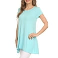 thumbnail image 4 of Women's Casual Short Sleeve Tunic Top With Pockets, 4 of 7