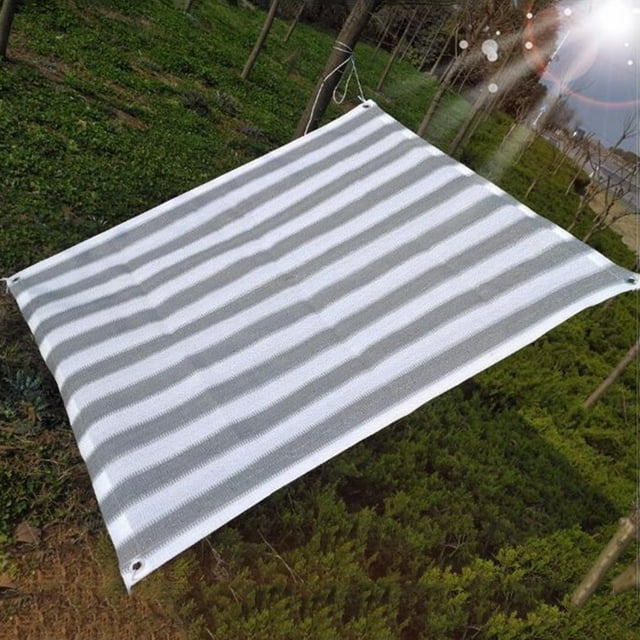 Dvkptbk Outdoor Sunny Shade Cloth Pergola and Backyard Patio Sunshade with Protection Heat Reinforced Grommets Shade Net Camping & Hiking