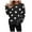 Black, variant on Heart Stripe Patchwork Sweater for Women Fall Long Sleeve Crewneck Knitted Tops Fall