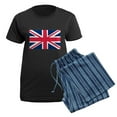 thumbnail image 5 of CafePress - British Flag Women's Dark Pajamas - Women's Short Sleeve Print T-Shirt and Pants Dark Cotton Pajama Set, 5 of 7