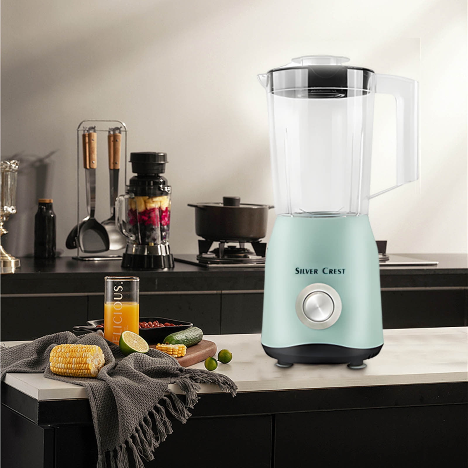 Blender and Food Processor 2 in 1 Multifunction Kitchen Appliance Countertop Juice Maker 1 Count