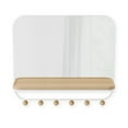 thumbnail image 3 of Umbra Estique Mirror 6 Hook Wall Mounted Entryway, 3 of 13