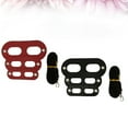 thumbnail image 4 of 2 Set Lizard Traction Rope Reptile Harness Hauling Rope Pet Chest Leash Without Wing Pet Suppiles (Black Red), 4 of 6