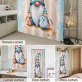 thumbnail image 4 of Bathroom Shower Curtain Summer Beach Funny Stripes Gnome Waterproof Shower Curtains with Hooks, Ocean Sea Stars Bath Curtains Bathtub Curtain Home Decor 72x72in, 4 of 9