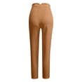 thumbnail image 5 of RUTAYY Women's Pants High Waist Solid Color Pleated Slim Fit Basic Bottoms Casual Work with Pockets Comfortable Daily Wear Trendy Beach Trousers, 5 of 5