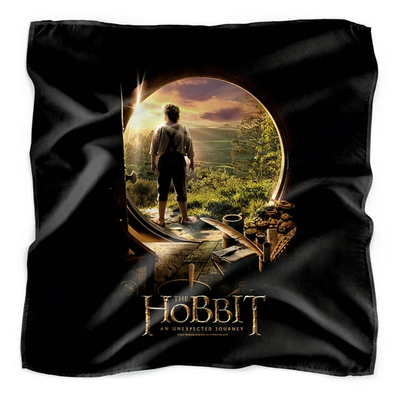 The Hobbit Bilbo in Door Bandana (21 in x 21 in)
