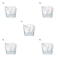 thumbnail image 1 of Unatoiry Water Bag Portable Storage Jug Convenient Waters Bottle with Inlaid Handle Collapsible Water Container for Travel 5L 5Set, 1 of 6