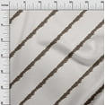 thumbnail image 3 of oneOone Cotton Flex Ivory Fabric Stripe Craft Projects Decor Fabric Printed By The Yard 40 Inch Wide, 3 of 5