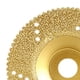 thumbnail image 5 of Disco de muela abrasiva, discos de corte, fácil instalación, muela abrasiva de diamante para accesorios de amoladora , granito Estilo D, 5 of 6