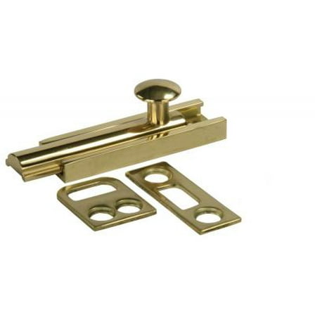 JR Products 20635 Brass Surface Bolt