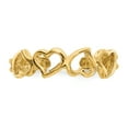 thumbnail image 4 of 14K Yellow Gold Heart Toe Ring, 4 of 4
