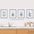 thumbnail image 2 of Marino Gris Cobalto Vintage Cocina Inspiradora Restaurante Café Bar Arte de la Pared Decoraciones Comer Beber Amor Vino, 2 of 7