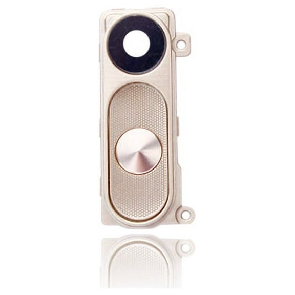 Replacement Power / Volume Button With Camera Lens Compatible For LG G3 (Gold)