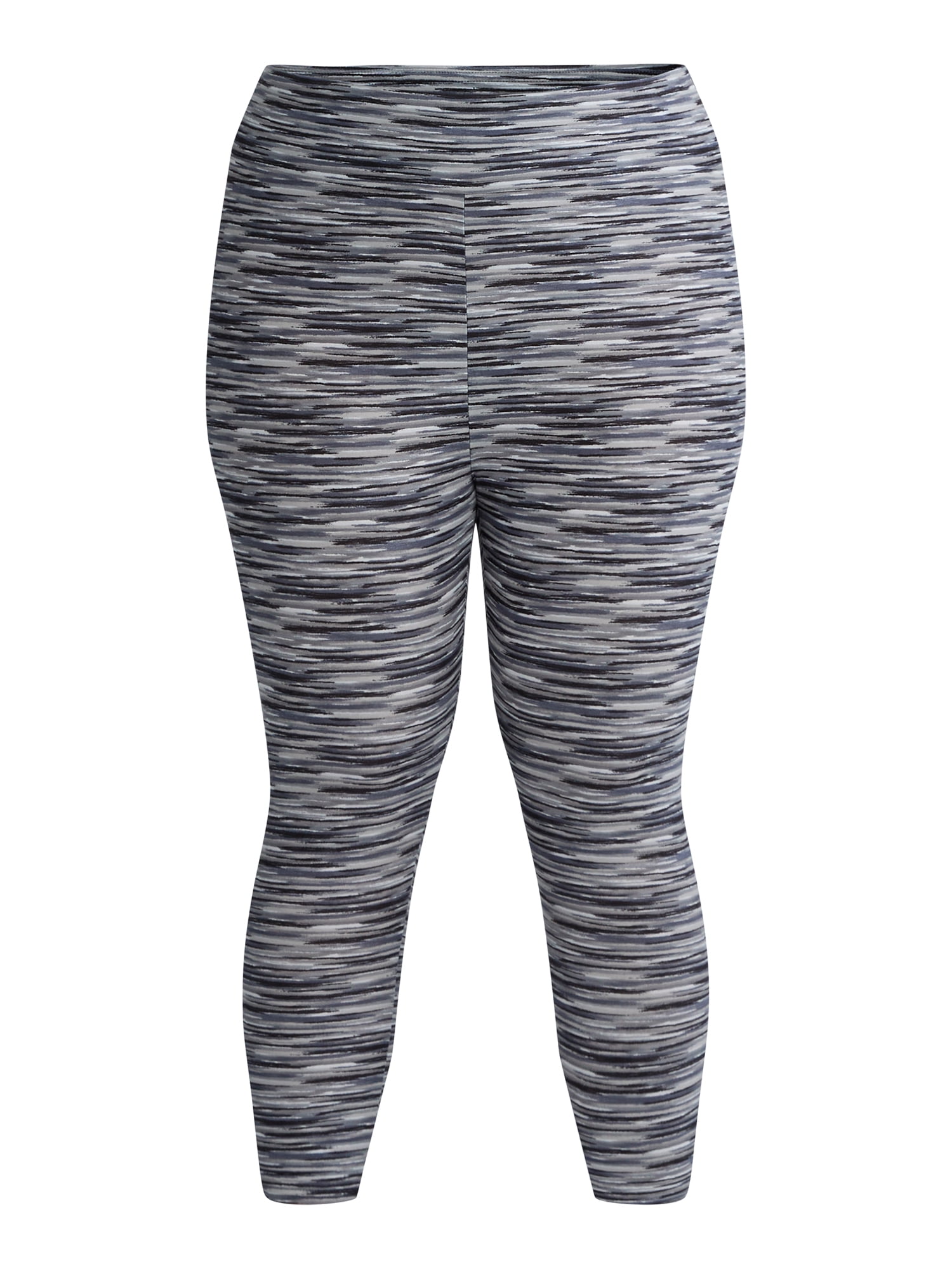 Terra & Sky's Women's Plus Capri Leggings, 2-Pack