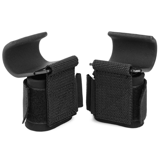 Weightlifting Wrist Wraps Hooks for Gym Exercise Wrist Support Brace