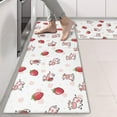 thumbnail image 2 of Kitchen Rugs Sets Of 2,Pink Cow Strawberry Pattern Anti Fatigue Kitchen Mat Rugs Non Slip Washable,Decorative Kitchen Floor Mats for Kitchen,Sink,Laundry,17"X47", 2 of 5
