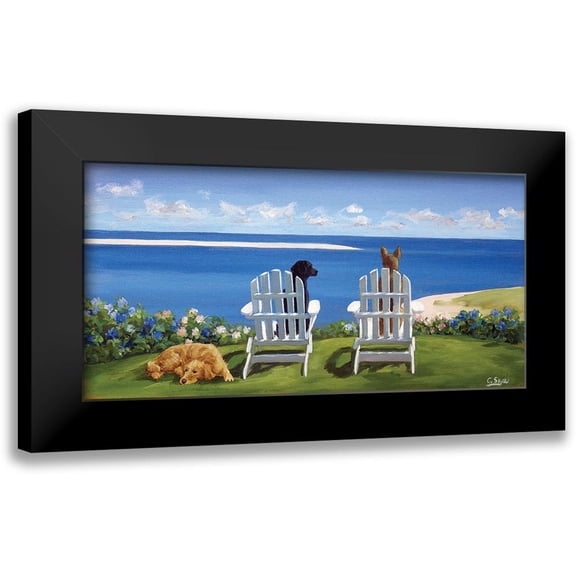 Saxe, Carol 14x9 Black Modern Framed Museum Art Print Titled - Chatham Tail