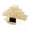Light Yellow, variant on 24 Pack Necklace Earring Ring Box Gift Boxes Square 7.5cm Cardboard Packaging-White