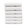thumbnail image 2 of Authentic Hotel and Spa Authentic Hotel Spa Turkish Cotton Washcloth (Set of 6) White, 2 of 5