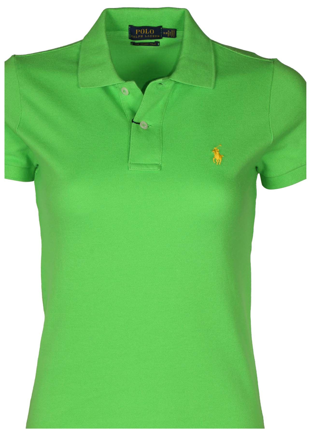 Skinny Polo Shirt (Greenyellow, X-Large 