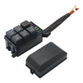 thumbnail image 1 of 12 Volt Fuse Relay Block with 40A JD1914 Relays 4 Pin RTT7121 Relay Slots 6, 1 of 8