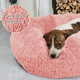 thumbnail image 3 of Sanmadrola Dog Bed for Small Dogs, 20inch Calming Dogs Bed & Cat Dog, Washable-Round Cozy Soft Pet Bed for Puppy and Kitten, Donut Cuddler Round Dog Bed, Fits up to 15 lbs Pets, Pink, 3 of 11
