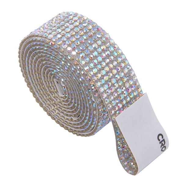 RibbonSelf Decoration DIY Crystal Sticker Glitter Rhinestones Adhesivo Crystal Sticker Crafts Car Decoration Gemss Stickers Rhinestone Photo Props