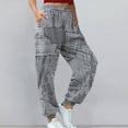 thumbnail image 1 of Pantalon Grand de Sport d'Été pour Femmes Mode Imprimé Décontracté Ample Long, 1 of 5