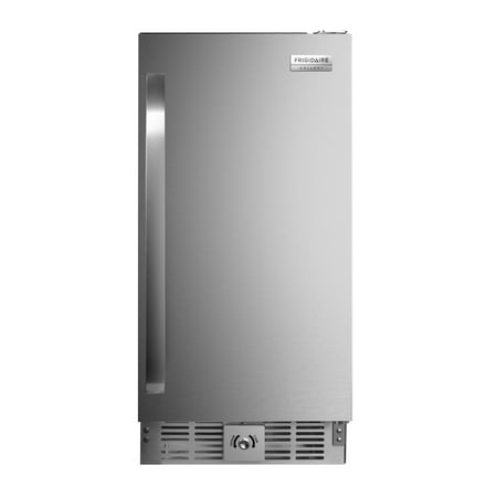 Frigidaire 80 LBS/36 KGS. Capacity Ice Maker,built in undercounter - W:11.6" x L: 17.2" X H: 25.8" (Stainless Steel)