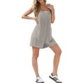 thumbnail image 2 of Cueply Womens Summer Sleeveless Rompers Shorts Overalls Adjustable Spaghetti Strap Loose Jumpsuit with Pockets, 2 of 5