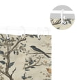 thumbnail image 5 of Yayeee Shower Curtain with Hooks 72"x72" Waterproof Fabric Bathroom Hanging Decor, Beige Birds, 5 of 5