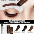thumbnail image 2 of JFBUJC Kit de Pochoir pour Sourcils, Longue Durée et Imperméable, avec 10 Pochoirs Réutilisables et 2 Yeux Spirales, 2 of 5