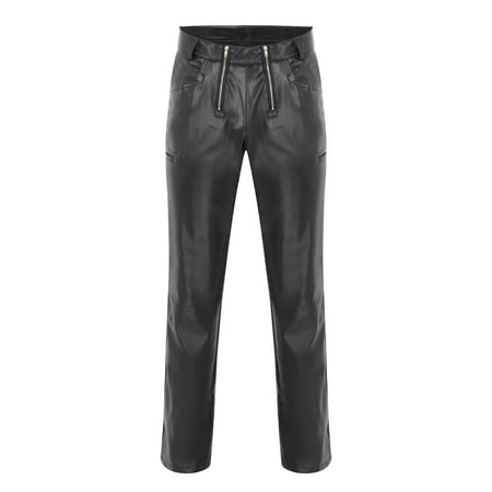 

ZHAGHMIN Cool Clothes Long Retro Goth Slim Men S Pants Trousers Winter Autumn Punk Casual Men S Pants Pu Glitter Training Pants For Man Boy Sock M 1 Mens Scrub Pants With Pockets Star Apparel Memory