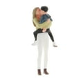 thumbnail image 1 of HILABEE 1/64 Mère et Fils PVC Personnes Rue Construction Table de Sable Scène pour Matchbox Jouet Vert, 1 of 6