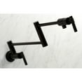 thumbnail image 4 of Kingston Brass KS4105ML Milano Two-Handle 1-Hole Wall Mount Pot Filler Faucet in Oil Rubbed Bronze, 4 of 8