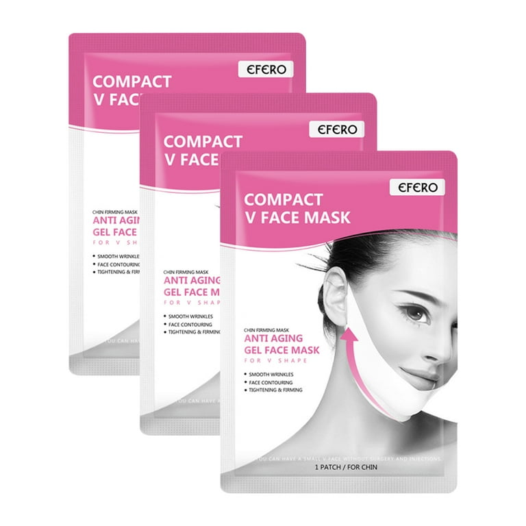 V Line Shaping Face Masks – Lifting Hydrogel Collagen Mask – Anti-Aging and  Anti-Wrinkle Band - Double Chin Reducer Strap - Contouring, Slimming and