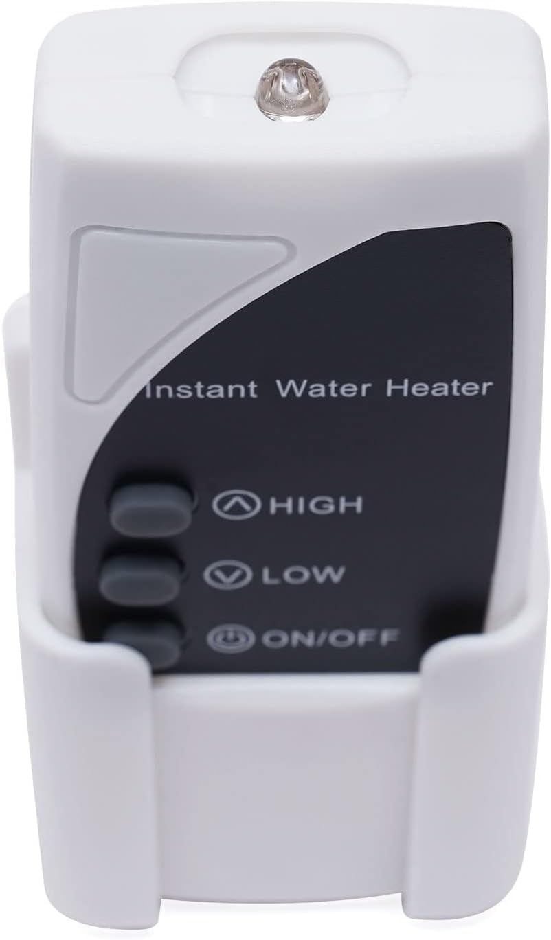 Miumaeov Tankless Electric Water Heater 3000W Kitchen Household Electrical Mini Instant Hot Water Heater,W/IPX4 Water-Proof Level & LCD