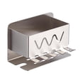 thumbnail image 1 of Organizador de cepillo de dientes Organizador de la pared Montada Organizador de baño Fácil de instalar una rejilla de almacenamiento multifuncional Gris, 1 of 8